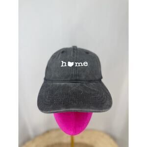 NEW Ohio "Home" Graphic Washed Black Baseball Cap